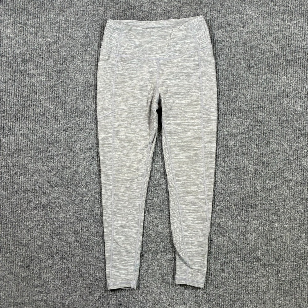 Victoria's Secret Leggings Womens Size 6 Gray Pull On Stretch Pockets Activewear